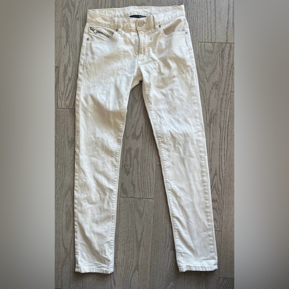 Armani Exchange Denim - Armani Exchange Women's Cream Denim Pants in size 29
